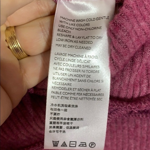 - NWT Free People Heathers Pink Main Squeeze Hacci Top Oversized Soft - Picture 13 of 13